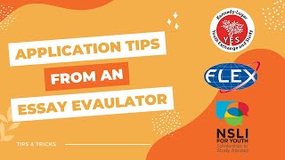 2023 NSLI-Y, YES, FLEX ABROAD Application Tips From an Evaluator