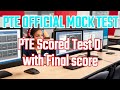 Full Official Pearson PTE Mock Score Test || PTE SCORED TEST D