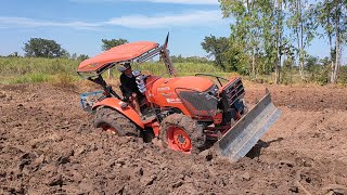 mu5702ลงผาน3เสียงท่อสุดจัด ก่อนจะปิดคลิปโชว์ท่ายากให้ชม Kubota tractor