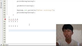 Part 2 Gnome Sort Algorithm Simulation & Code Walkthrough | DSA Project (BSIT)
