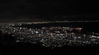 摩耶山掬星台から望む夜景（兵庫県神戸市　六甲山) 日本第三夜景