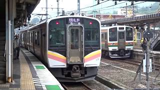 上越線E129系　水上駅入線