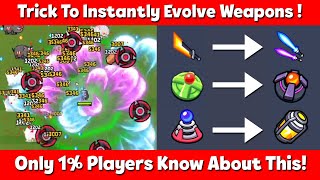 Trick To Instantly Evolve Weapons In Survivor.io (Only 1% Players Know This)!