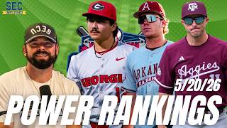 Latest SEC Baseball POWER RANKINGS via Chris Phillips | Glue Guys EXTRA