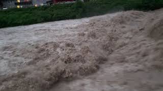 Berchtesgadener Ache Hochwasser 17.07.2021 in 4K