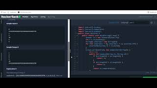 hackerank problem solution (big sorting).