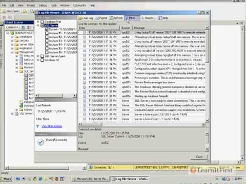Understanding and Optimizing the SQL Server Error Logs Understanding and Optimizing the SQL Server Error Logs