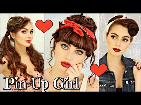 Hair Tutorial Bettie Page Pinup Hair Bangs How To Do