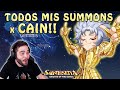 ALL IN POR CAIN! TODOS MIS SUMMONS POR EL CONFUNDIDO! Saint Seiya Awakening