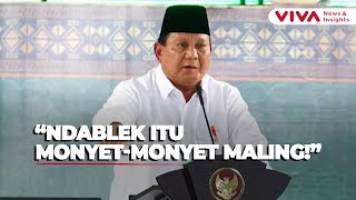 Presiden Prabowo Emosi Sebut Koruptor \