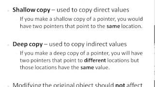 Copy Constructor