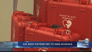 AEDs distributed to schools