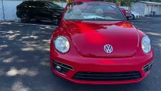 2013 Volkswagen Beetle Convertible Red