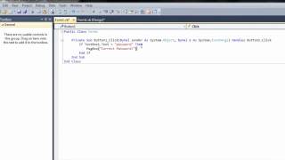 Visual Basic 2010 Tutorials - Episode 2 - If Then Else, Passwords
