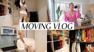 MOVING VLOG: adjusting to a new space, closet room reveal, amazon haul