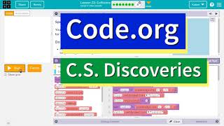 Code.org Lesson 23.7 Collisions | Tutorial with Answers | C.S. Discoveries Unit 3