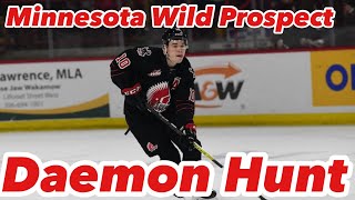 Minnesota Wild Prospect preview Daemon Hunt