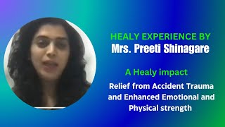 Healy testimony on Relief from Accident Trauma and Enhanced Emotional andPhysical strength