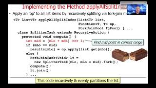 Evaluating the applyAll SplitIndex() Java Fork-Join Framework Programming Model