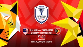 LIVE | Malaysia vs Timor-Leste | #MitsubishiElectricCup 2024 Group Stage