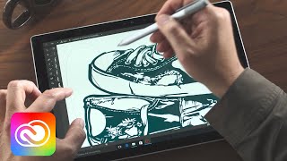 Adobe Illustrator + Microsoft Surface Pro | Adobe Creative Cloud