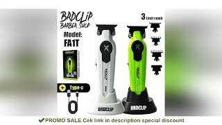 New 2025 BRDCLIP FA1T Green Professional Hair Trimmer Barber Carving Gradient Finish Machine Electri