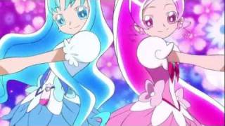 ハートキャッチプリキュア！ 変身シーン(ブロッサム＋マリン)