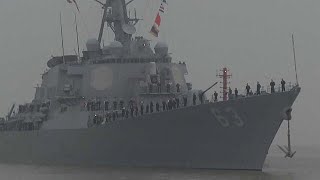 Beijing blast US warship sail-by as \