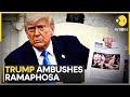 Trump Vs Ramaphosa: US President Plays Videos Alleging 'White Genocide' In South Africa | WION