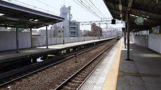 【南海】岸里玉出駅 区急:なんば行き(通過)\u0026特急ラピート:関西空港行き(通過)\u0026各停:林間田園都市行き