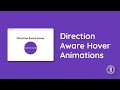Direction Aware Hover Animation only with HTML & CSS - Live Coding | EL Creative Media