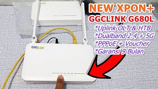 GGCLink G680L Xpon+ Gigabit WiFi Dual Band 2.4G+5G Bisa OLT Bisa HTB LAN