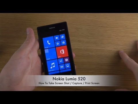How To Take Nokia Lumia 520 Screen Shot / Capture / Print Screen How To Take Nokia Lumia 520 Screen Shot / Capture / Print Screen