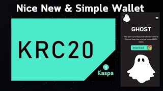 Ghost Wallet for KRC20 Kaspa Meme Coins