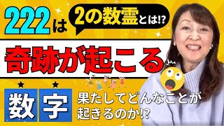 【222は、奇跡が起こる数字✨果たしてどんなことが起きるのか⁉️2の数霊とは⁉️】