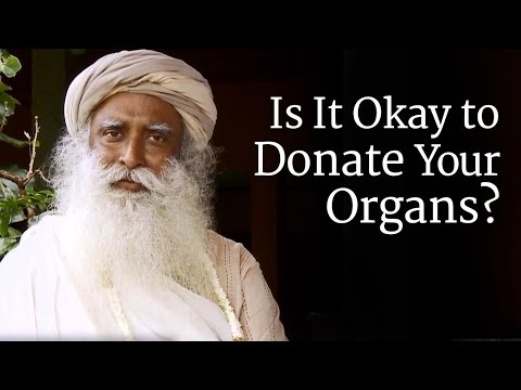 Why is it good to donate organs?