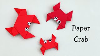 How To Make Easy Paper CRAB For Kids / Nursery Craft Ideas / Paper Craft Easy / KIDS crafts