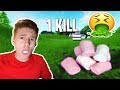 1 KILL = O Bezea !? - Marshmallow CHALLENGE pe FORTNITE !? *era sa vomit*
