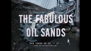 ATHABASCA TAR SANDS / OIL SANDS  1967 BECHTEL CORP. PROMO FILM   ALBERTA CANADA 10494