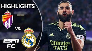 Karim Benzema’s brace sends Real Madrid to top of table | LaLiga Highlights | ESPN FC