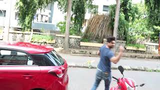 Siddharth Shukla spotted at atm in andheri.