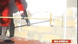 MAXSEAL  MAXSEAL FLEX Demonstration - All Aspects Insulation - Waterproofing - Dubai, UAE