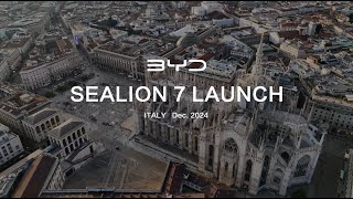 The BYD SEALION 7 - A stunning debut in Milan!