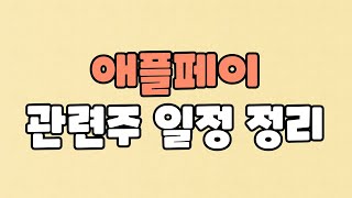 애플페이 관련주 I 전자결제 관련주 I 간편결제 관련주 I 하인크코리아 한국정보통신 이루온 성우전자 KG모빌리언스 KG이니시스 에이텍티앤 에이텍 나이스정보통신 한국전자인증