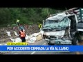 Grave accidente en vía Bogotá-Villavicencio deja un muerto  | Noticias Caracol