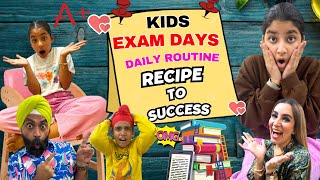 Kids Exam Days Daily Routine - Recipe To Success | RS 1313 VLOGS | Ramneek Singh 1313