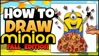 🍂 How to Draw a Minion Fall Edition 🍂 Art for Kids