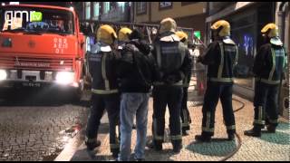 Incêndio em pastelaria provoca susto na Rua de Santo António