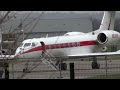 gulfstream g550 przybywa do lunken z 1 pasażerem. rozpoznajesz tego chŁopca