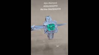 #แหวนเพชร #แหวนพลอยล้อมเพชร #มรกต #emerald #diamondring #แหวนพลอย #แหวนหมั้น#ps-diamond #0863842919